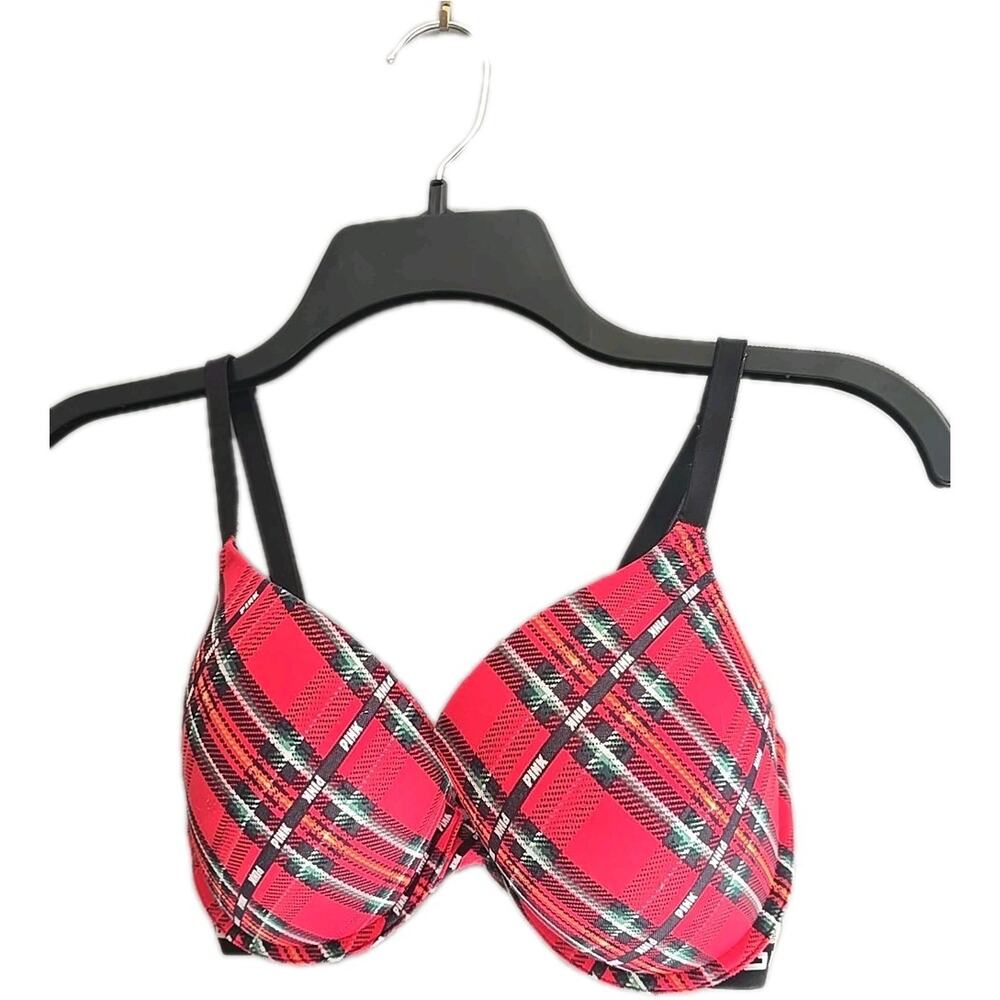 Victoria Secret Wear Everywhere Pink Lightly Lined Underwire T-Shirt Bra Sz 32DD